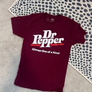 Dr Pepper Maroon Graphic T-Shirt